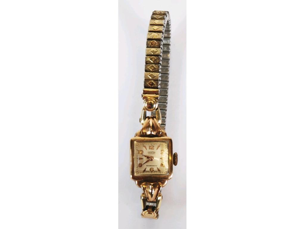 Appraisal: LADY'S ROAMER ct GOLD WRIST WATCH with mechanical movement square