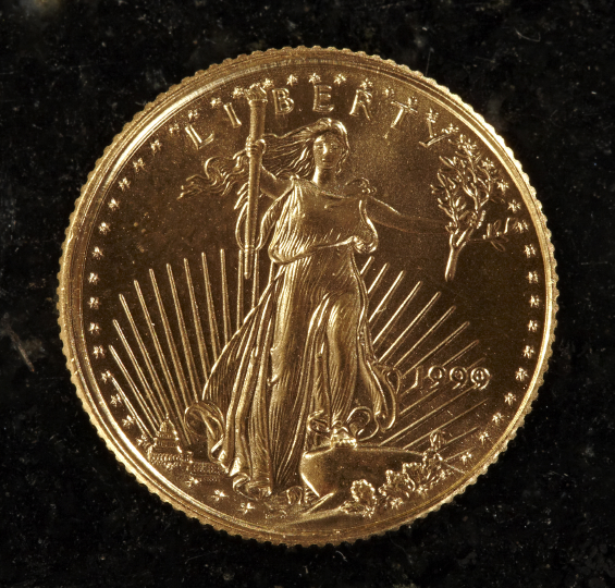 Appraisal: United States Gold American Eagle Coin dated minted by the