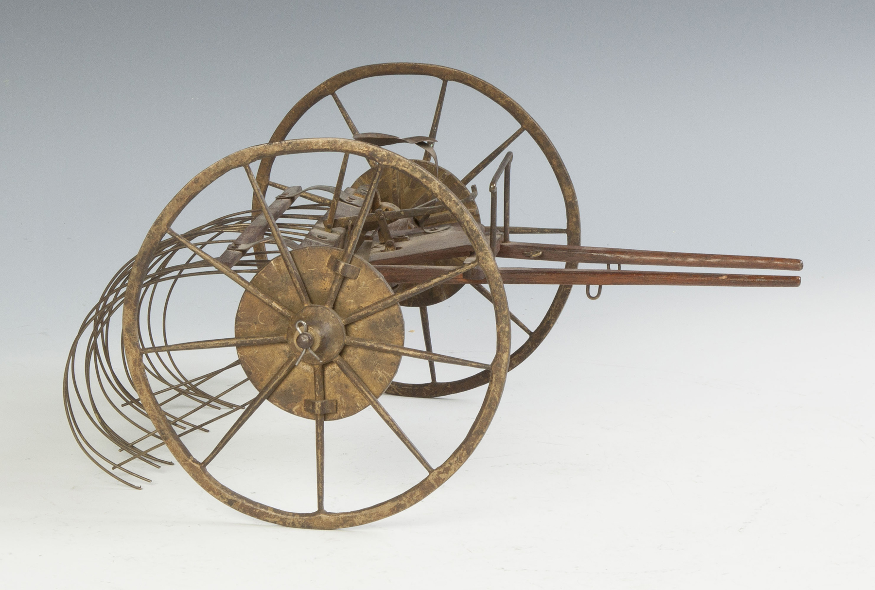 Appraisal: Metal Wood Hay Rake Patent Model th cent