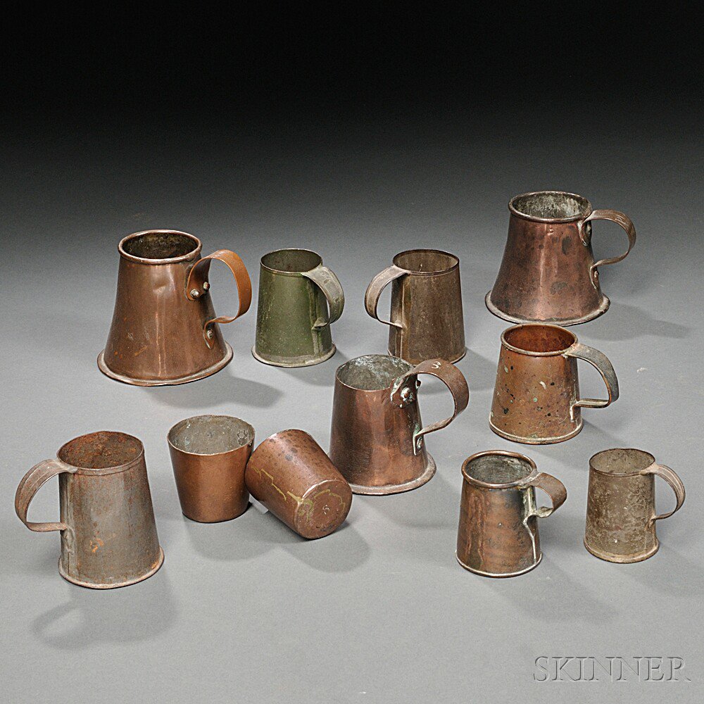 Appraisal: Eleven Small Measures America late th early th century seven