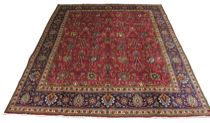 Appraisal: A Persian Tabriz mid th Century Large area rug features