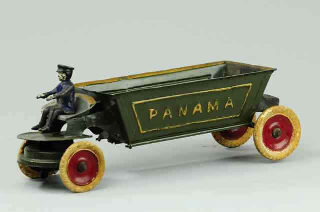 Appraisal: a KINGSBURY ''PANAMA'' AUTO DUMP CART C pressed steel painted