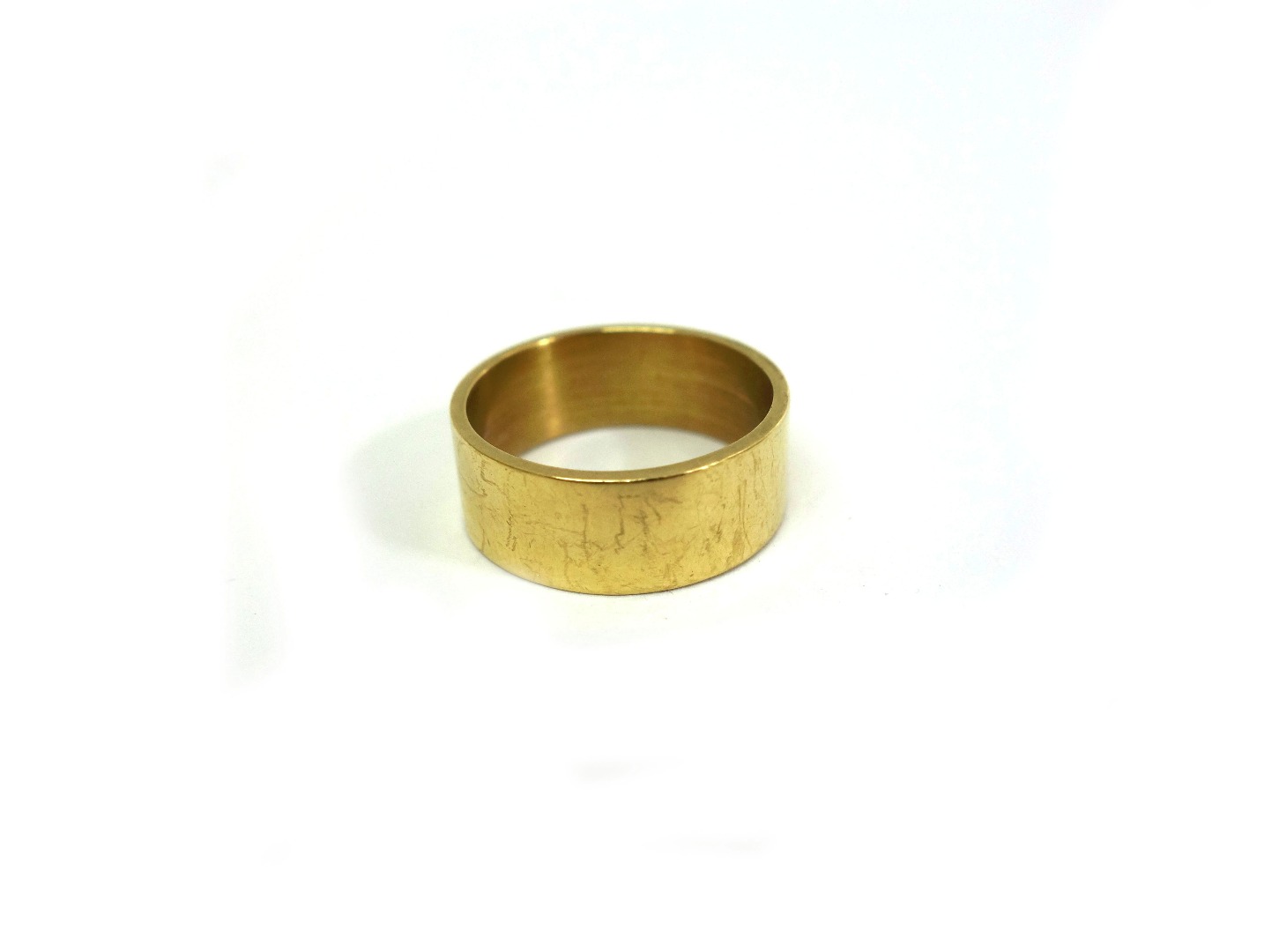 Appraisal: An ct yellow gold plain wedding band Birmingham mm wide