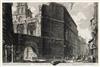 Appraisal: GIOVANNI B PIRANESI Three etchings from the Vedute di Roma