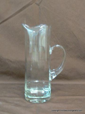 Appraisal: Vintage Barware Serving Pitcher w Applied Handle - Designed for