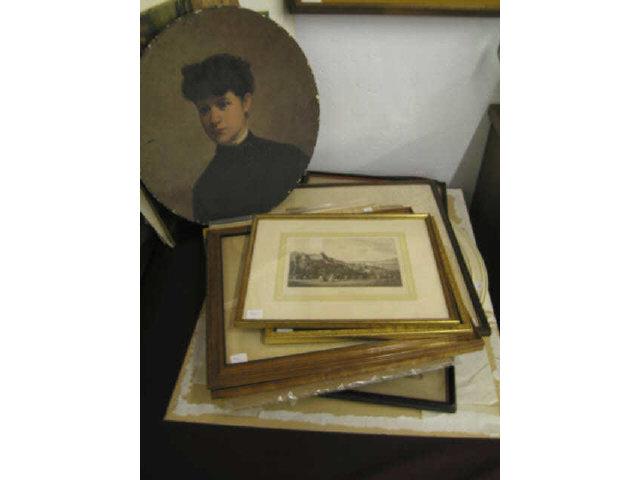 Appraisal: Large Estate Lot of Prints Engravings many are framed