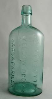 Appraisal: Medicine bottle Medicine- oval marked 'Dr Guysott's Yellow Dock Sarsaparilla'