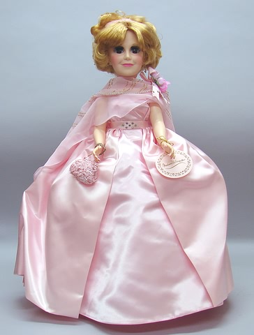 Appraisal: HP vinyl MIB Madame - Pink dress with overskirt that