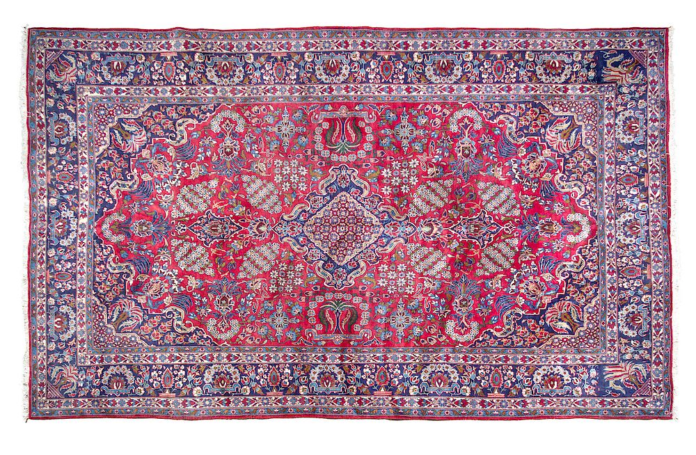 Appraisal: A Persian Room Sized Wool Rug Feet inches A Persian