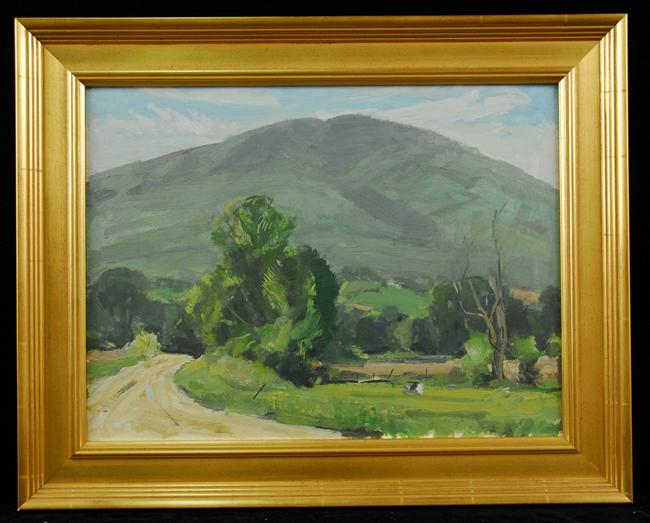 Appraisal: JAY CONNAWAY American - DORSET VERMONT SUMMER LANDSCAPE oil on