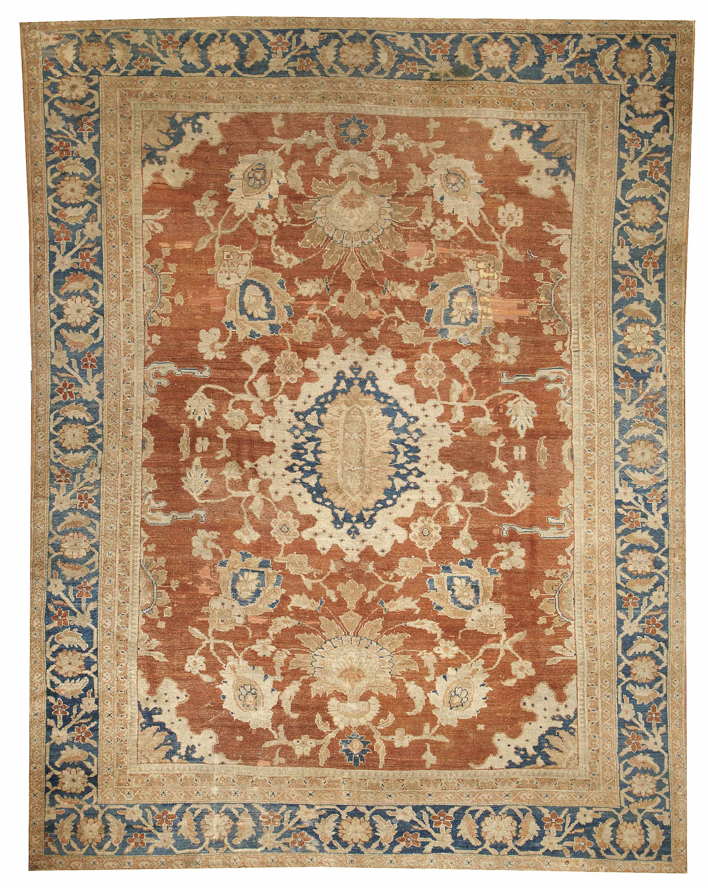 Appraisal: A Sultanabad carpet Central Persialate th centurysize approximately ft in