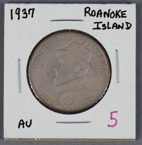 Appraisal: Roanoke Island Commem CoinNice AU BU condition