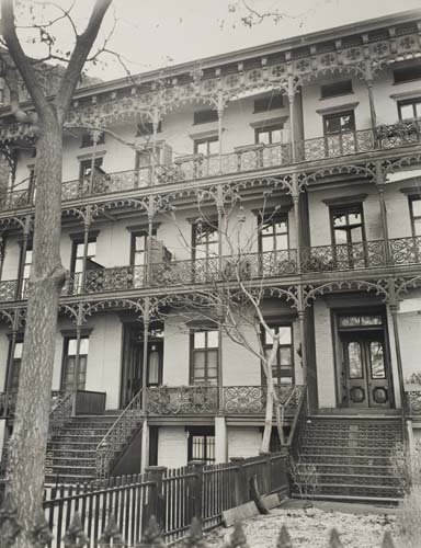 Appraisal: ABBOTT BERENICE - Wrought Iron Ornament - West th Street