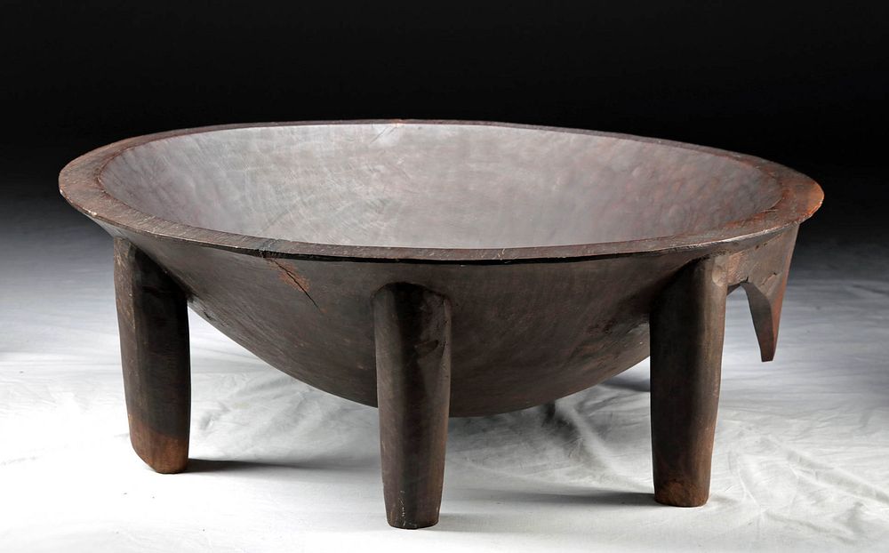 Appraisal: Huge th C Fijian Wood Yaqona Bowl Tanoa Originally Listed