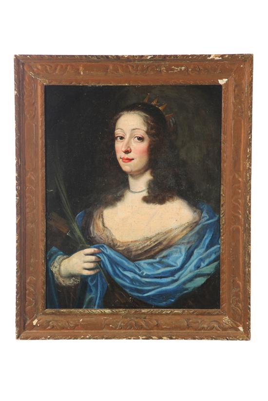 Appraisal: PORTRAIT OF A WOMAN ATTRIBUTED TO JUSTUS SUSTERMAN FLEMISH -