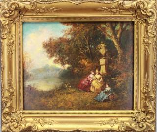 Appraisal: th C Old Master Style French Classical Scene th C