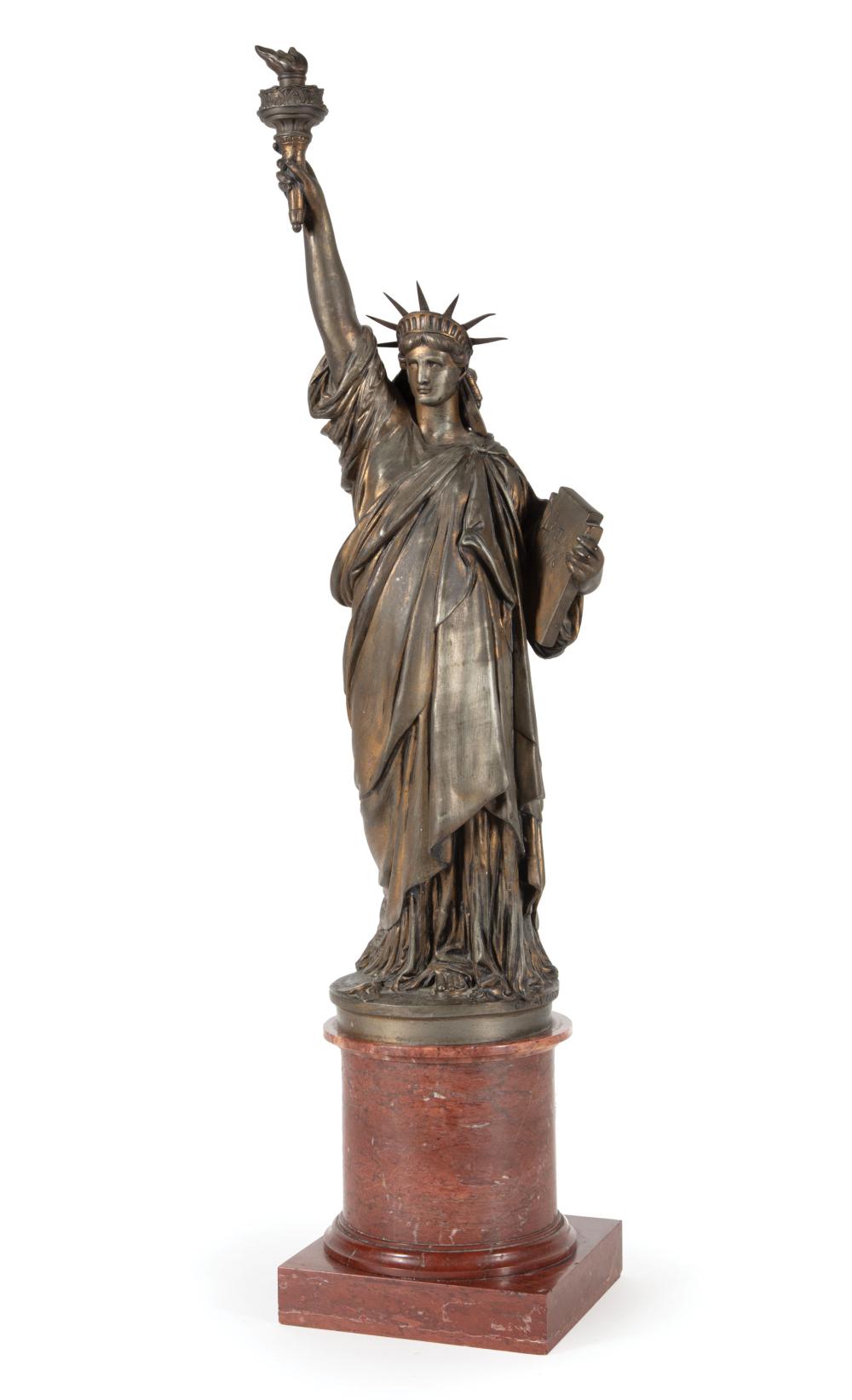 Appraisal: Rare French Figure of The Statue of Liberty or La