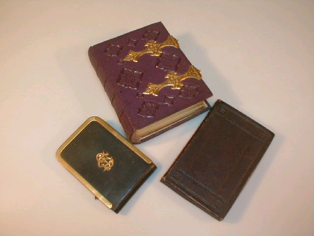 Appraisal: A military pocket book named Cecil J Shepard Kings Gadroon