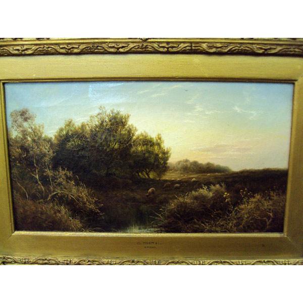 Appraisal: Garden Grant Smith British - Untitled Pastoral with Sheep oil