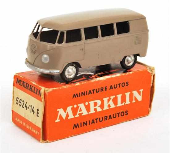 Appraisal: M RKLIN E VW VAN FAWN SPUN HUBS BLACK TYRES