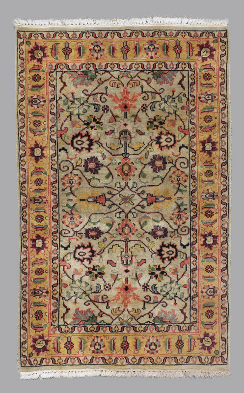 Appraisal: APPROX - YR OLD MOROCCAN HAND KNOTTED WOOL RUG '