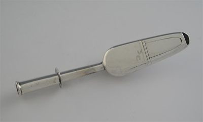 Appraisal: A George IV Gibson's patent medicine or castor oil spoon