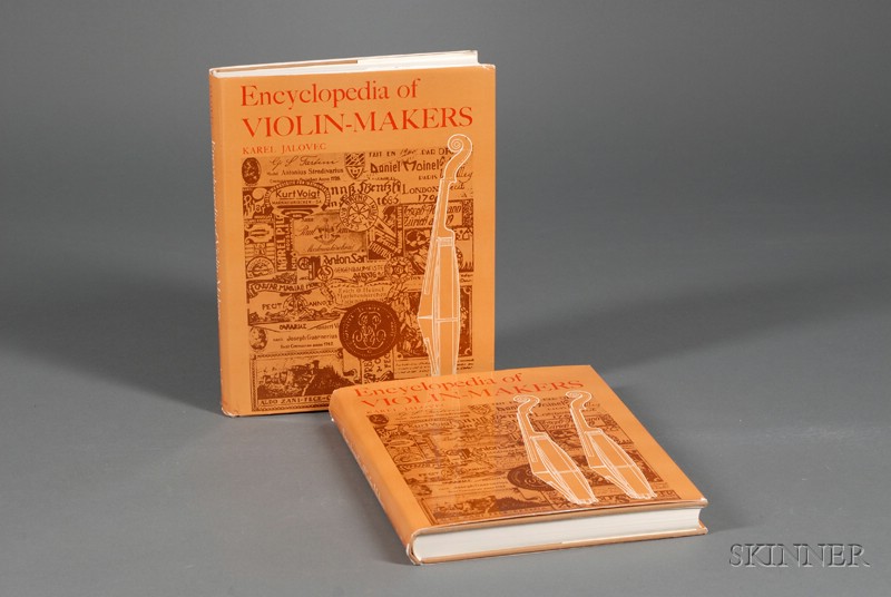 Appraisal: Jalovec Karl Encyclopedia of Violin Makers Volumes