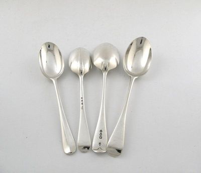 Appraisal: A pair of Victorian Old English pattern tablespoons by John