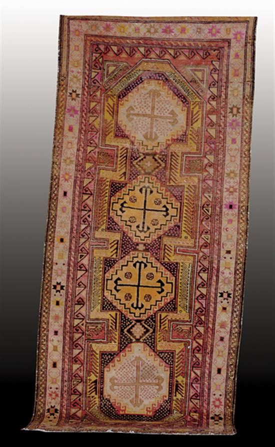 Appraisal: Antique Caucasian carpet circa ' x '