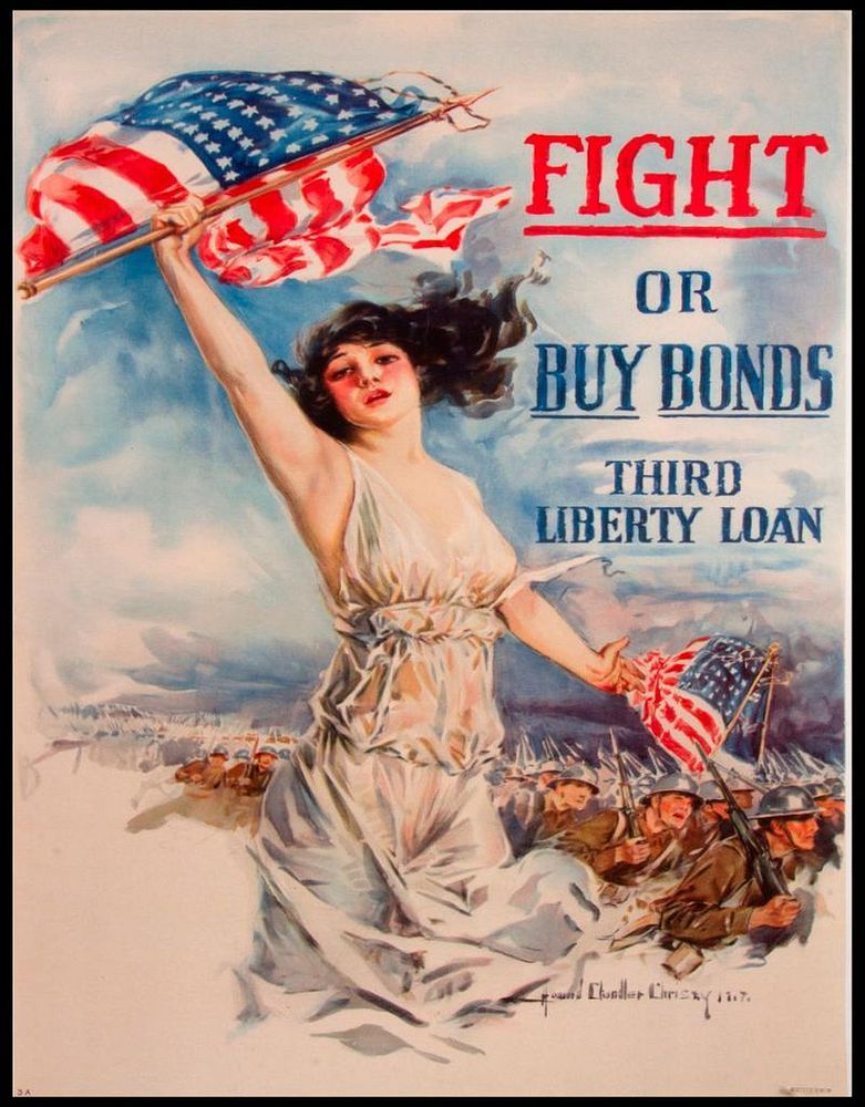 Appraisal: Howard Chandler CHRISTY - Vintage World War I Poster Fight