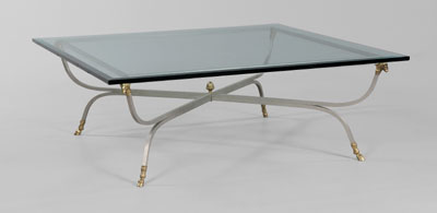 Appraisal: Mid-Century Modern Coffee Table attributed to Maison Jansen circa s