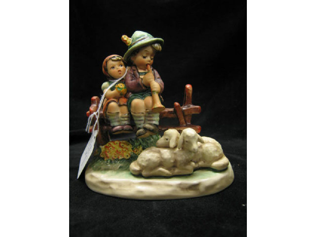 Appraisal: Hummel Figurine Eventide Goebel bee mark