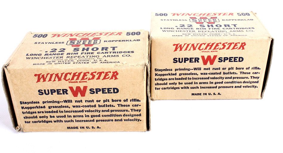 Appraisal: Short Winchester Ammo Boxes Circa - Included in this lot