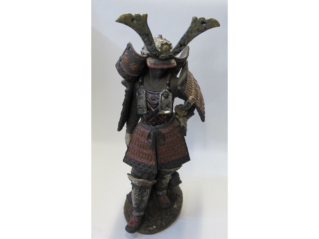 Appraisal: Large Limited Edition Lladro figure 'Farewell of the Samurai' no