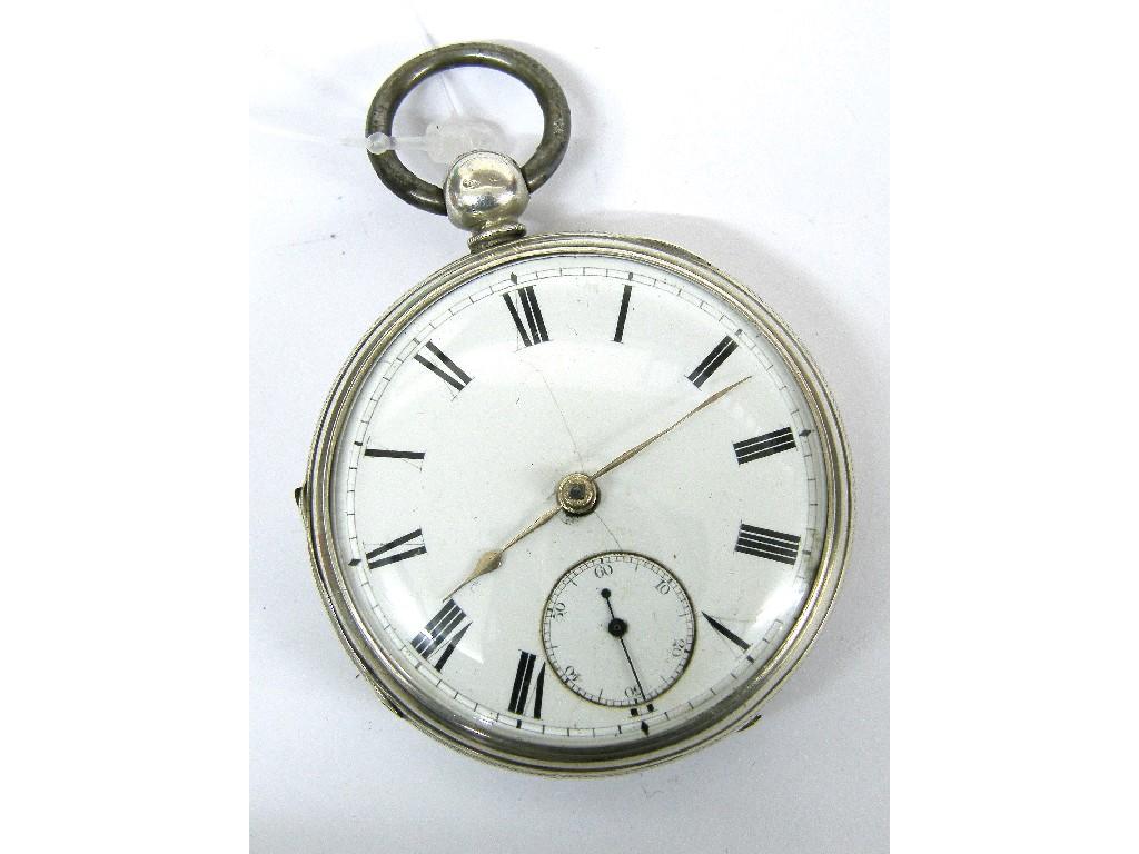 Appraisal: Waltham for Graves silver lever pocket watch hallmarked Birmingham mm