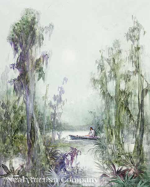 Appraisal: Colette Pope Heldner American New Orleans - Swamp Idyll Louisiana