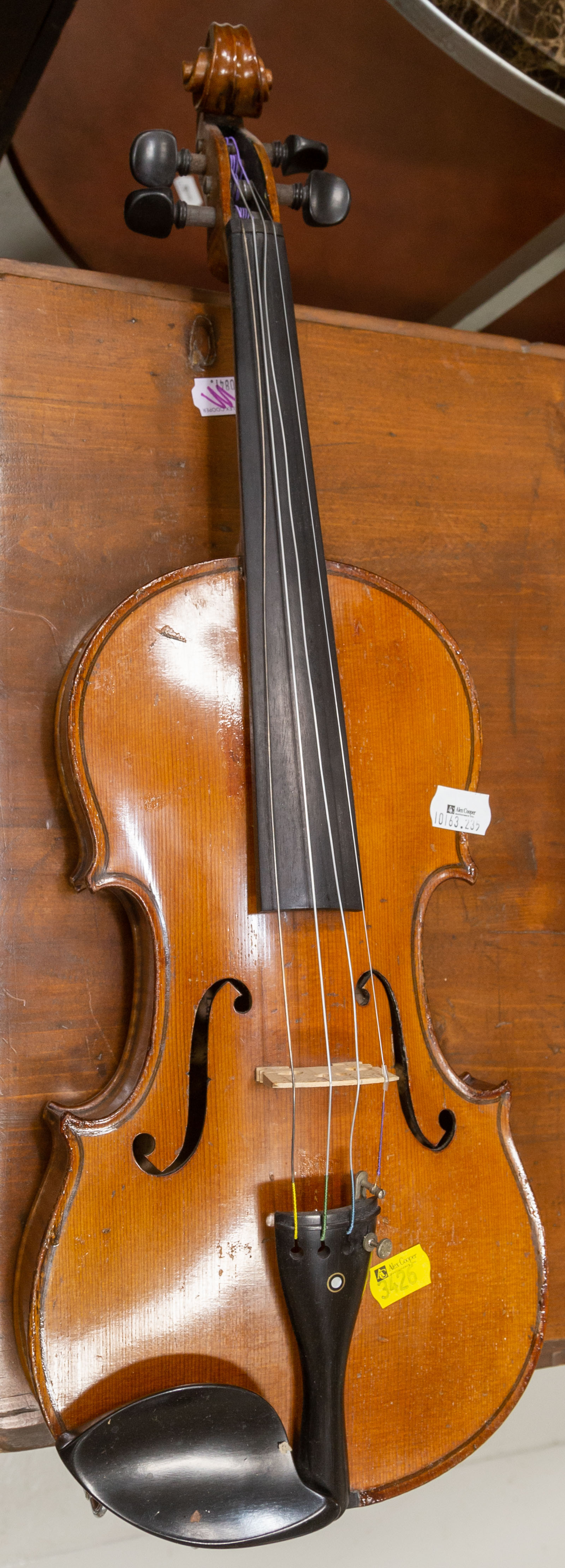 Appraisal: ANTIQUE EDUARD REICHERT VIOLIN Dresden with Harold Neff restoration label