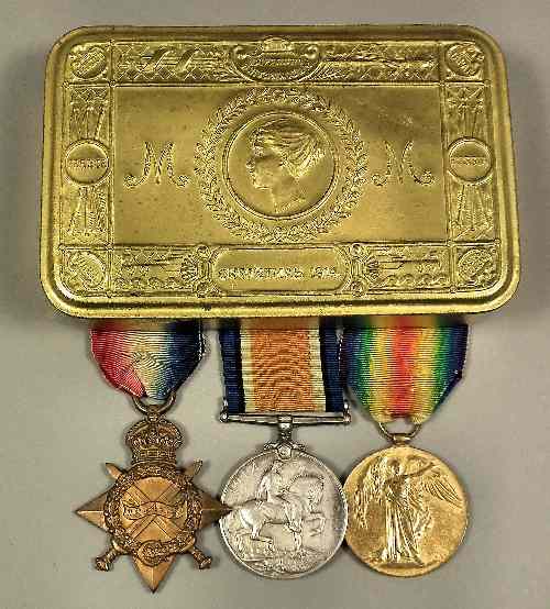 Appraisal: A group of three George V First World War medals