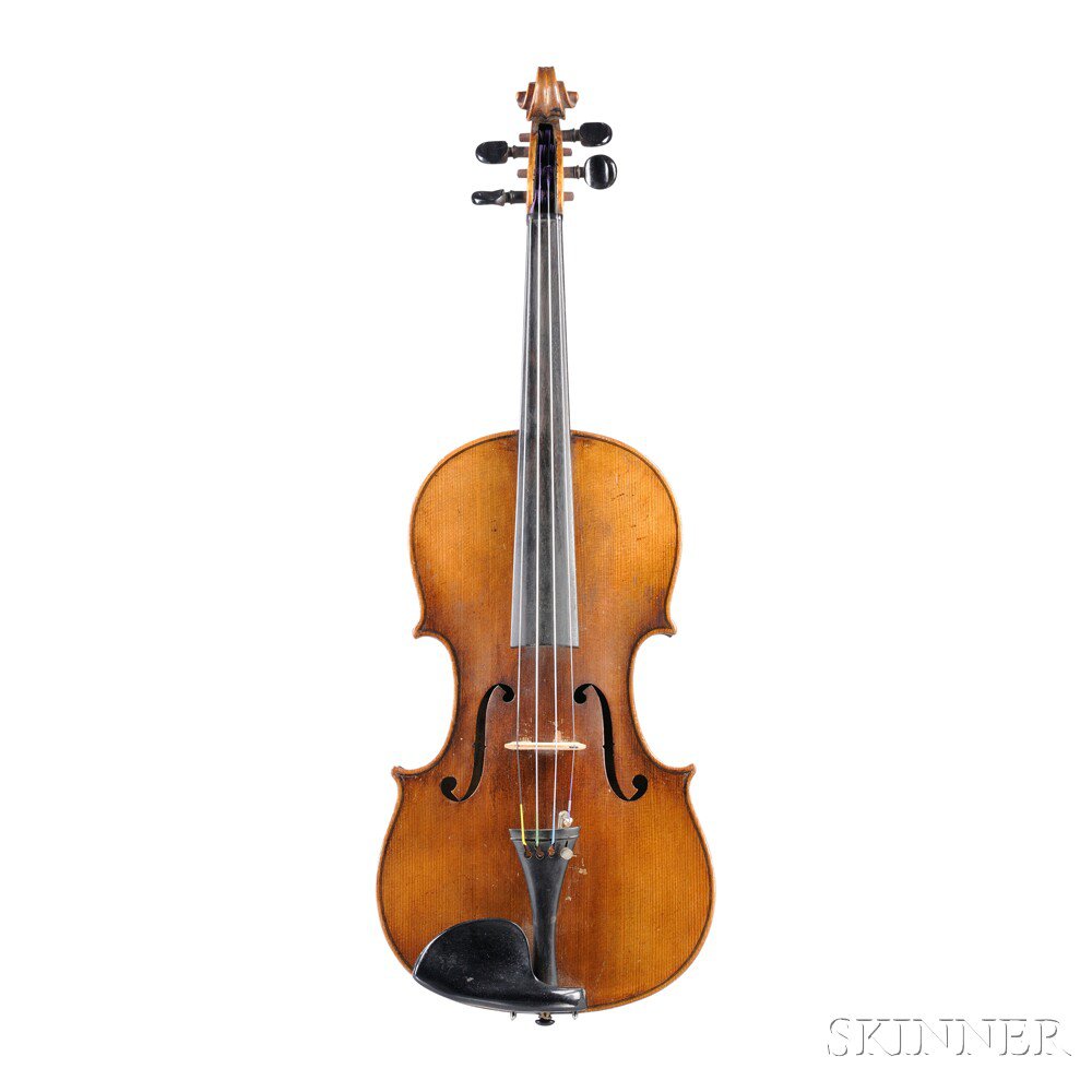 Appraisal: German Violin labeled COPY OF NICOLAUS AMATI length of back