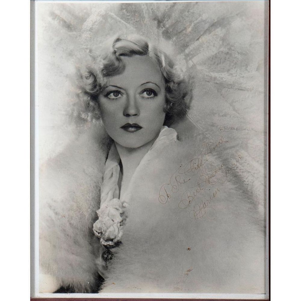 Appraisal: Marion Davies Original autographed inscribed photograph Size x Condition Showing