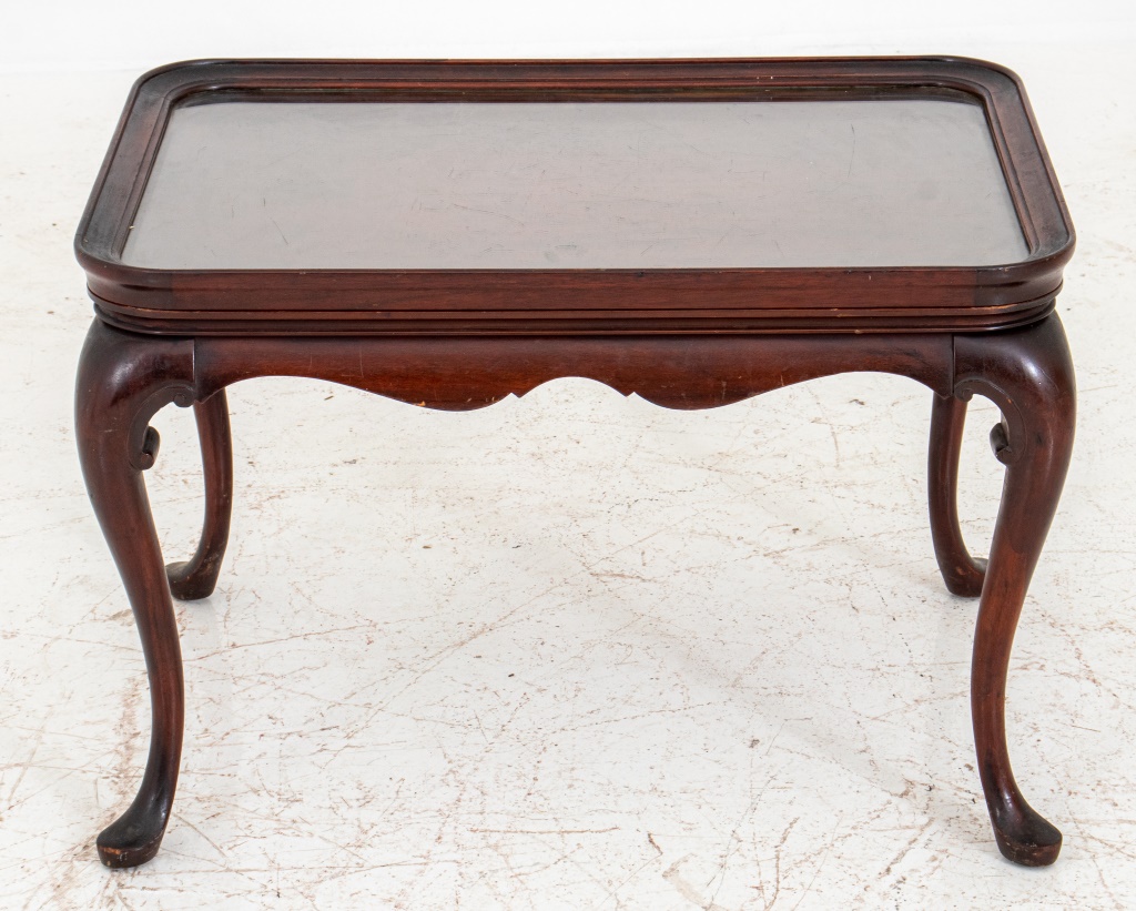 Appraisal: QUEEN ANNE STYLE MAHOGANY BUTLER TABLE Queen Anne style mahogany