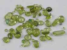 Appraisal: A quantity of loose polished peridots approx ct VAT will