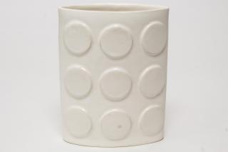 Appraisal: Jonathan Adler Couture Vase Jonathan Adler early art pottery Couture