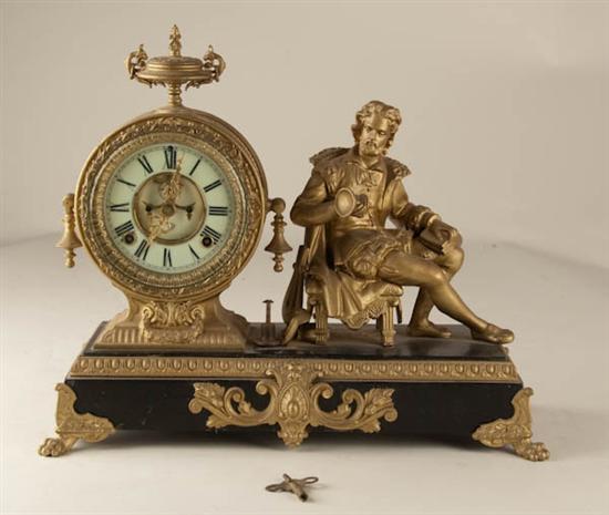 Appraisal: Ansonia Arion Clock metal day time and strike H W