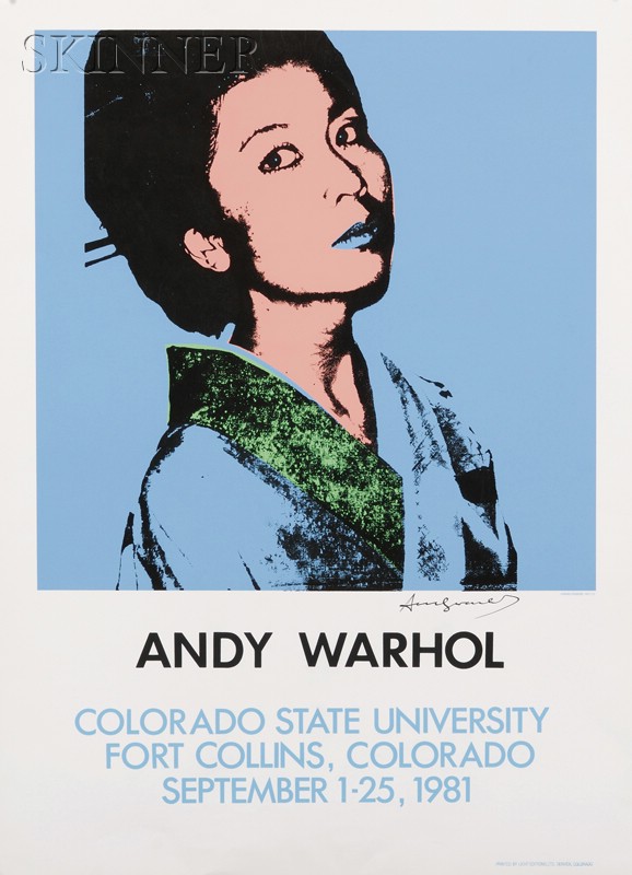 Appraisal: After Andy Warhol American - ANDY WARHOL Colorado State University