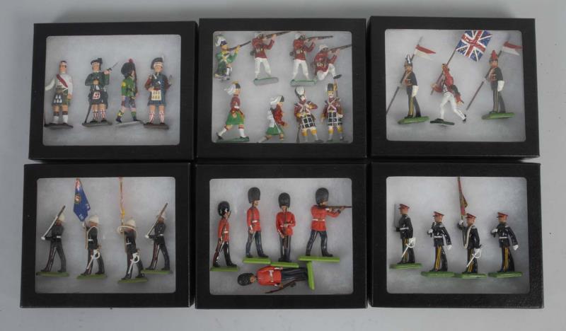 Appraisal: Lot of Small Cases of Assorted Soldiers Lot includes various