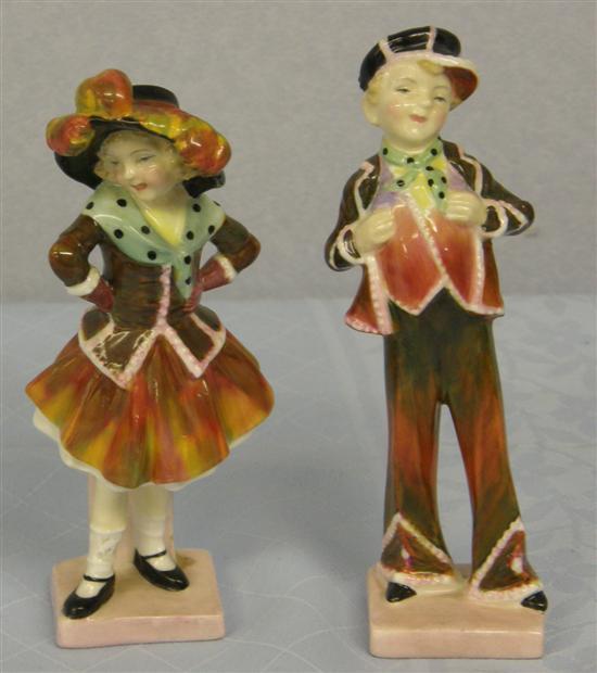 Appraisal: Pair of Royal Doulton figures Pearly Girl HN and Pearly