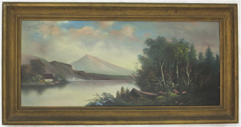 Appraisal: JAMES J FOWLER OIL ON BOARD Oregon early th century