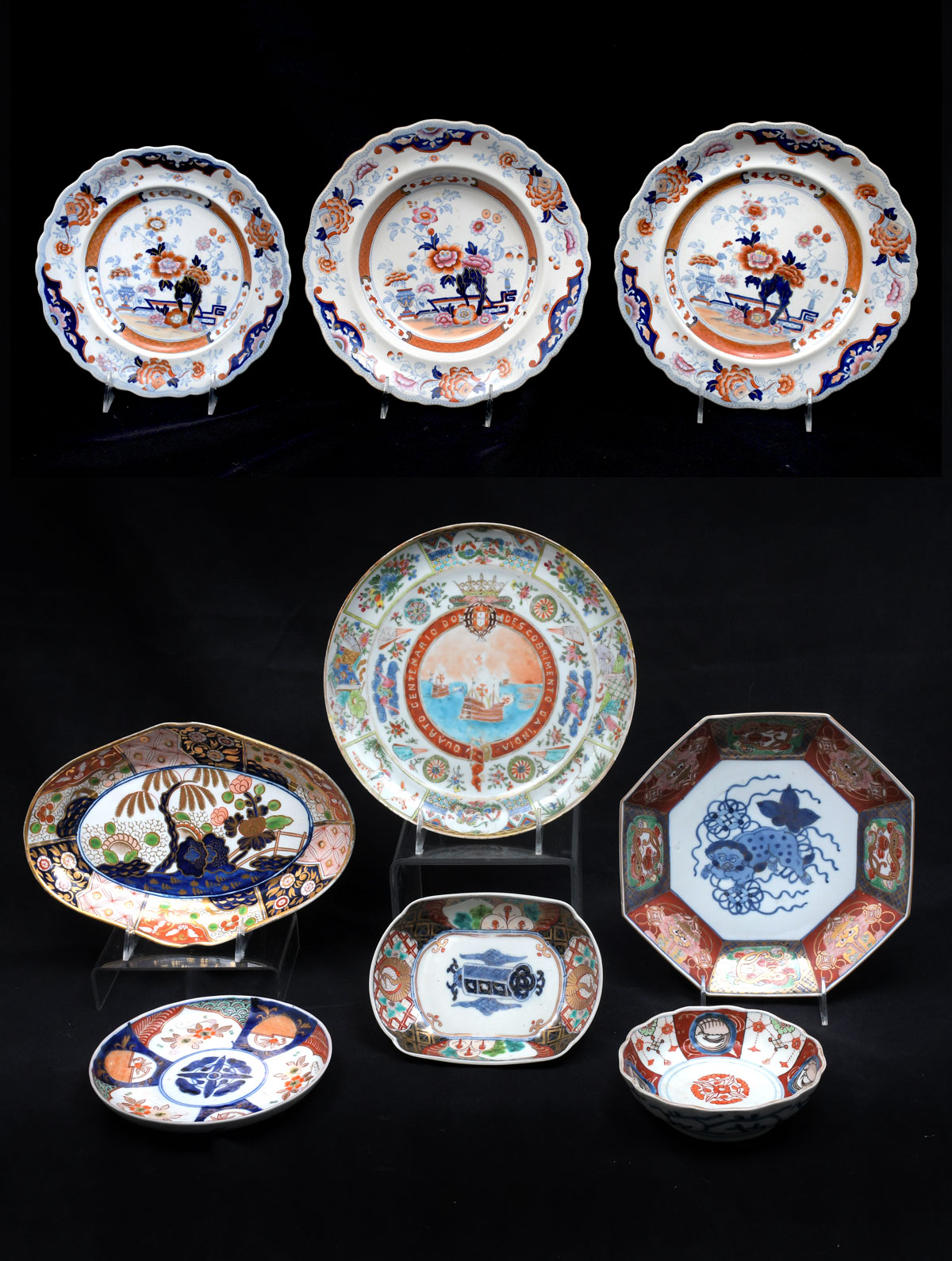 Appraisal: PIECE LOT IMARI CHINA Variety of dishes and patterns including