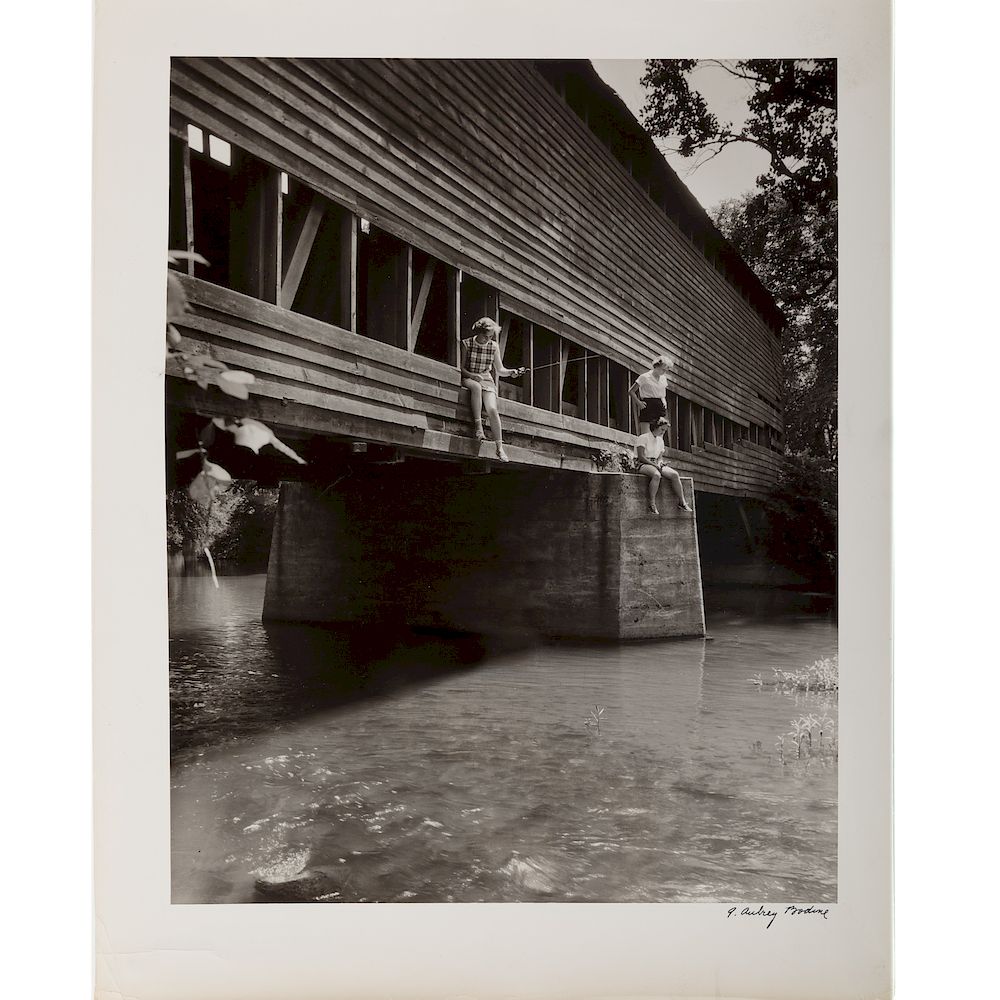 Appraisal: A Aubrey Bodine Owen's Creek American - Gelatin silver print